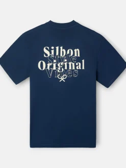 Camiseta relaxed fit original azul marino