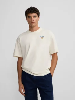 Camiseta relaxed fit perfect set crema