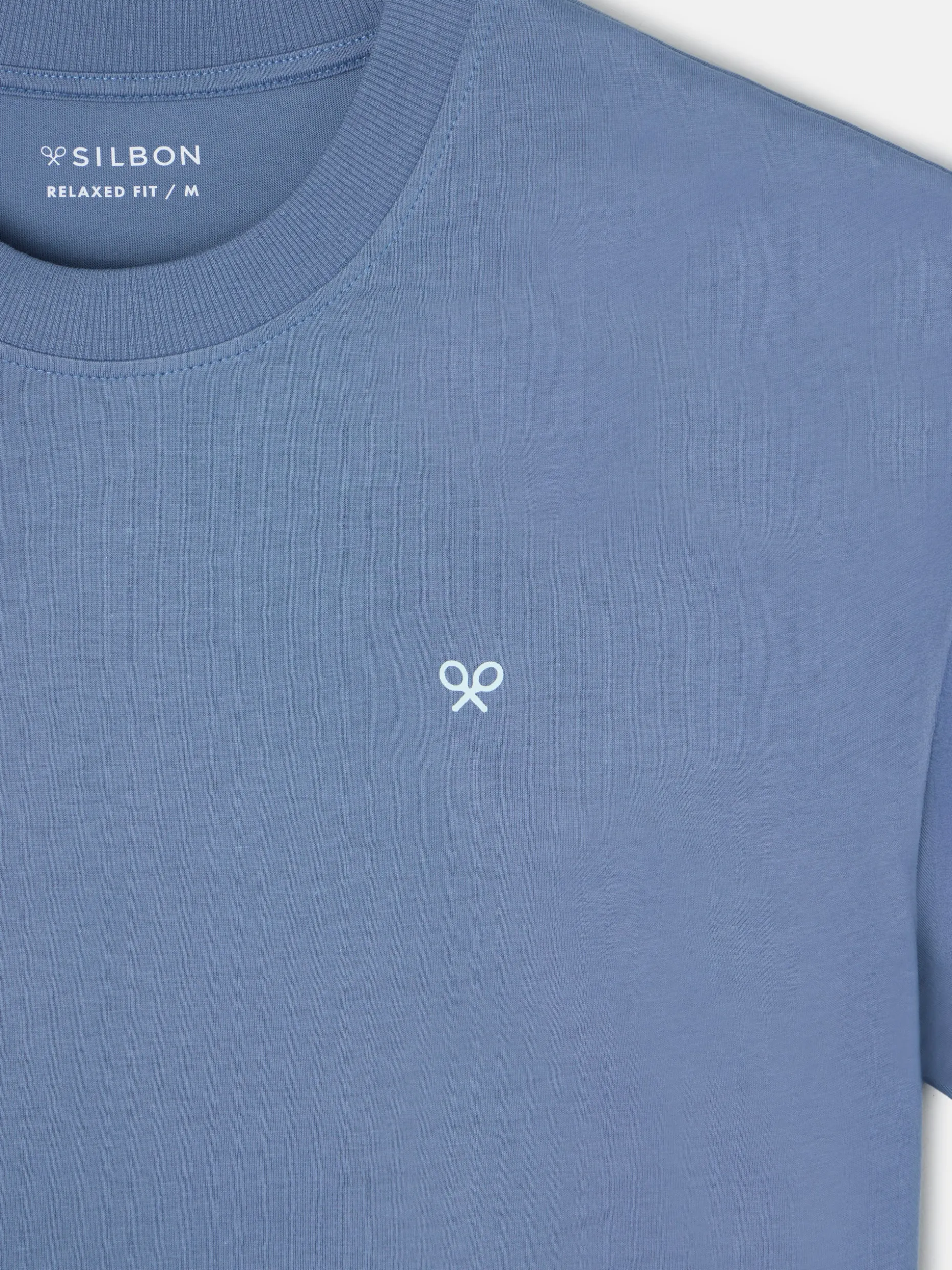 Camiseta relaxed just vibes azul