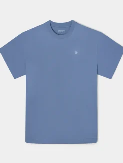 Camiseta relaxed just vibes azul