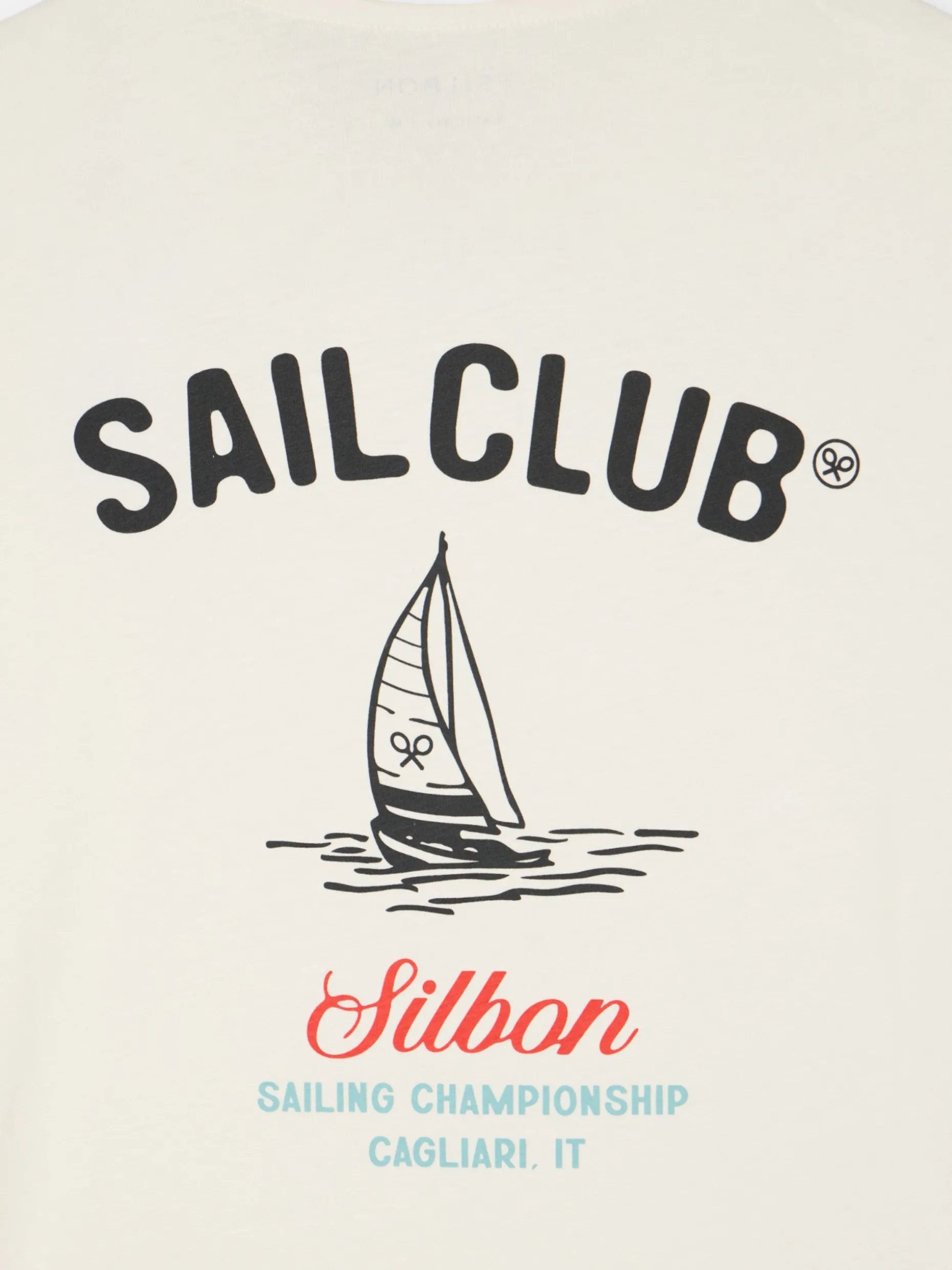 Camiseta sail club crema