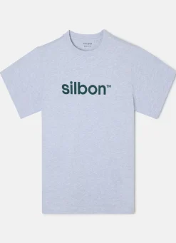 Camiseta silbon flock gris