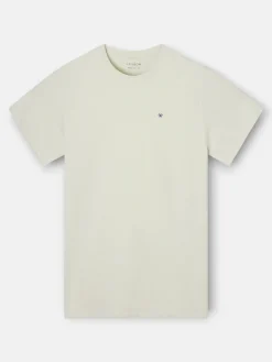 Camiseta silbon minilogo verde claro