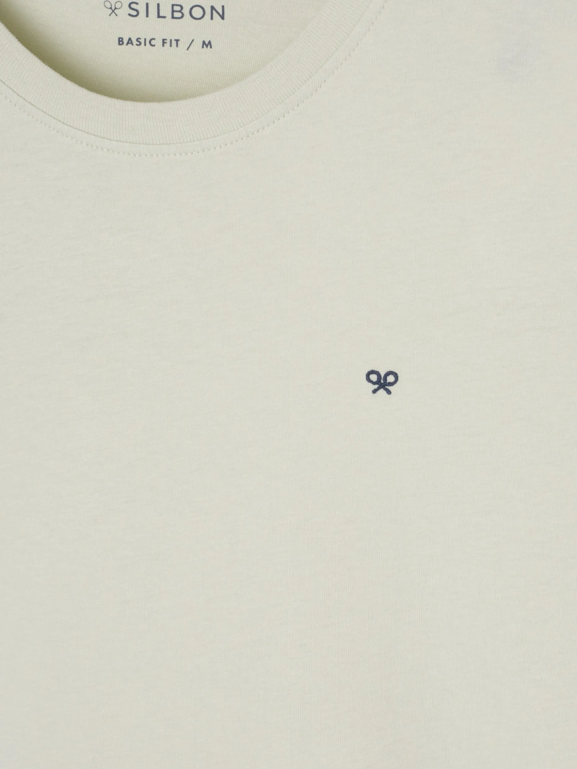 Camiseta silbon minilogo verde claro