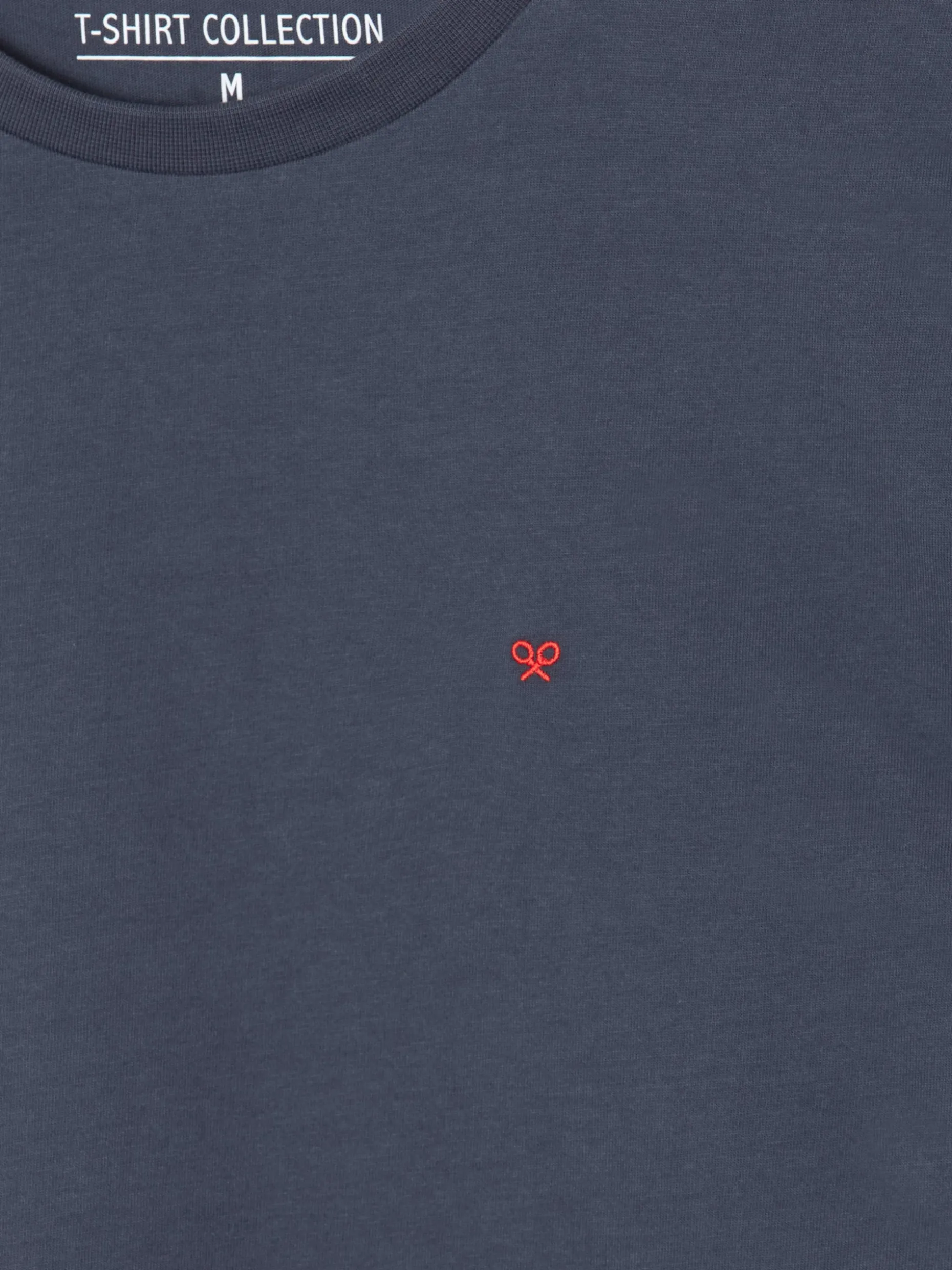 Camiseta silbon minilogo azul marino