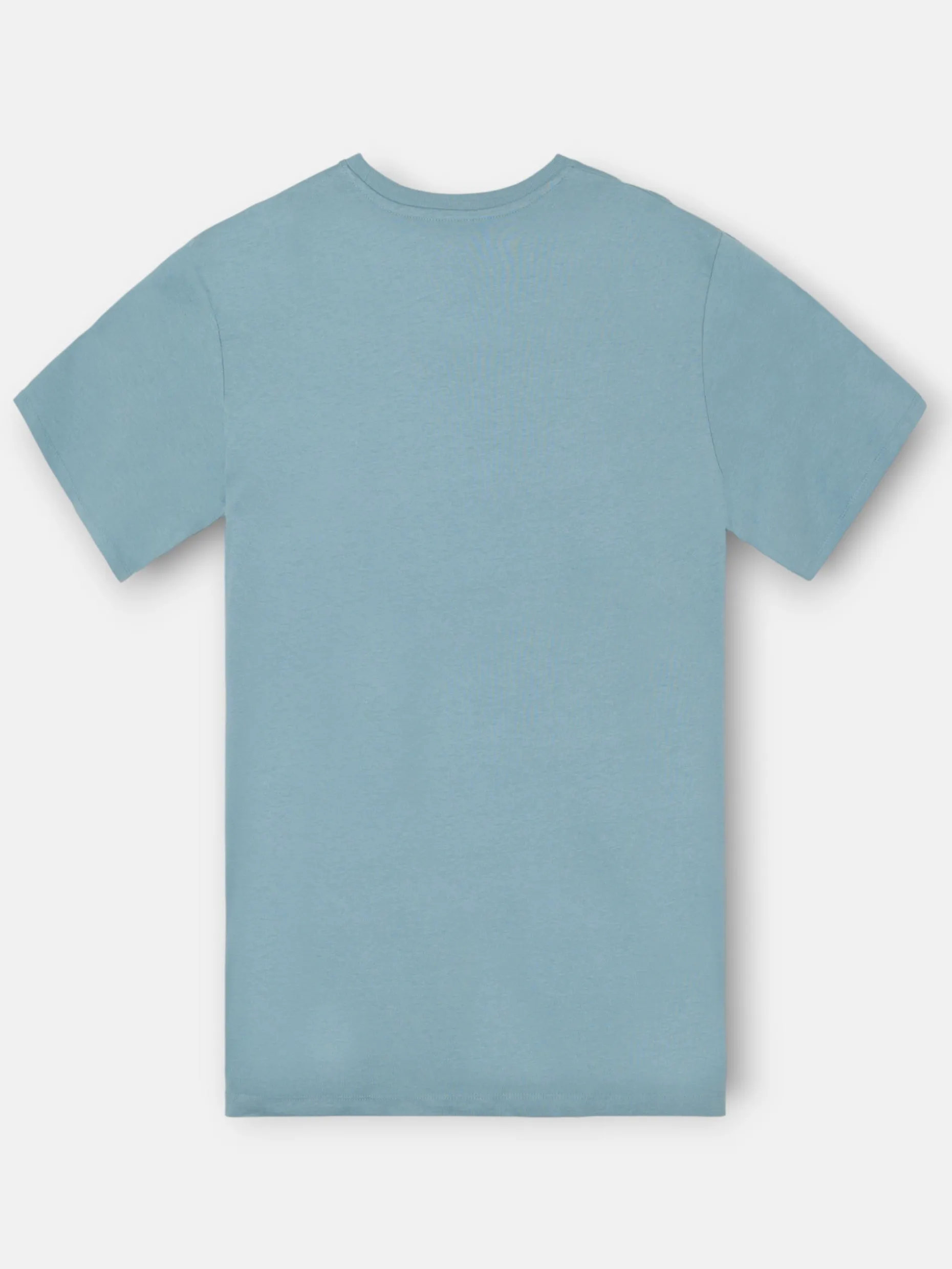 Camiseta silbon minilogo azul indigo
