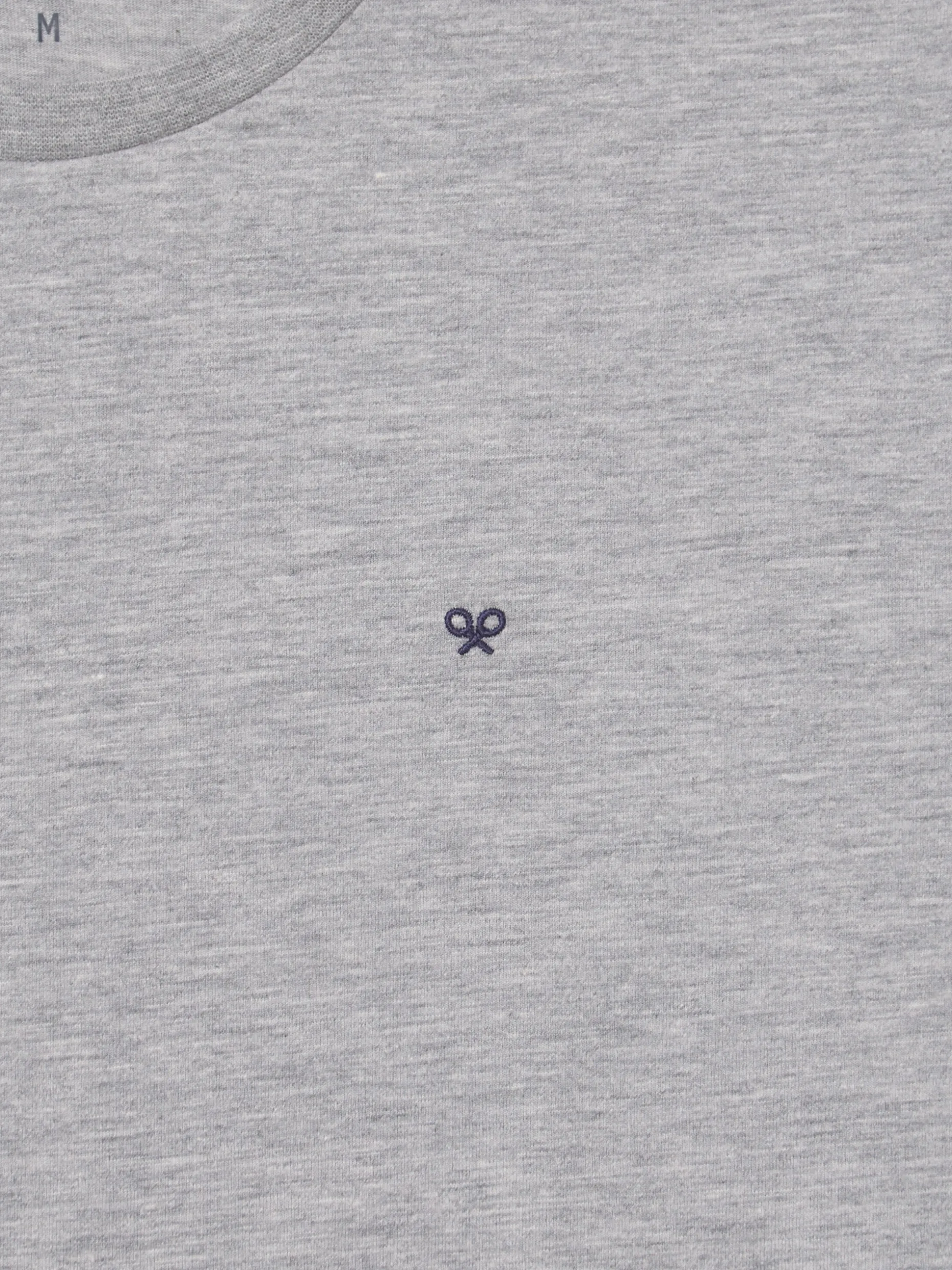 Camiseta silbon minilogo gris