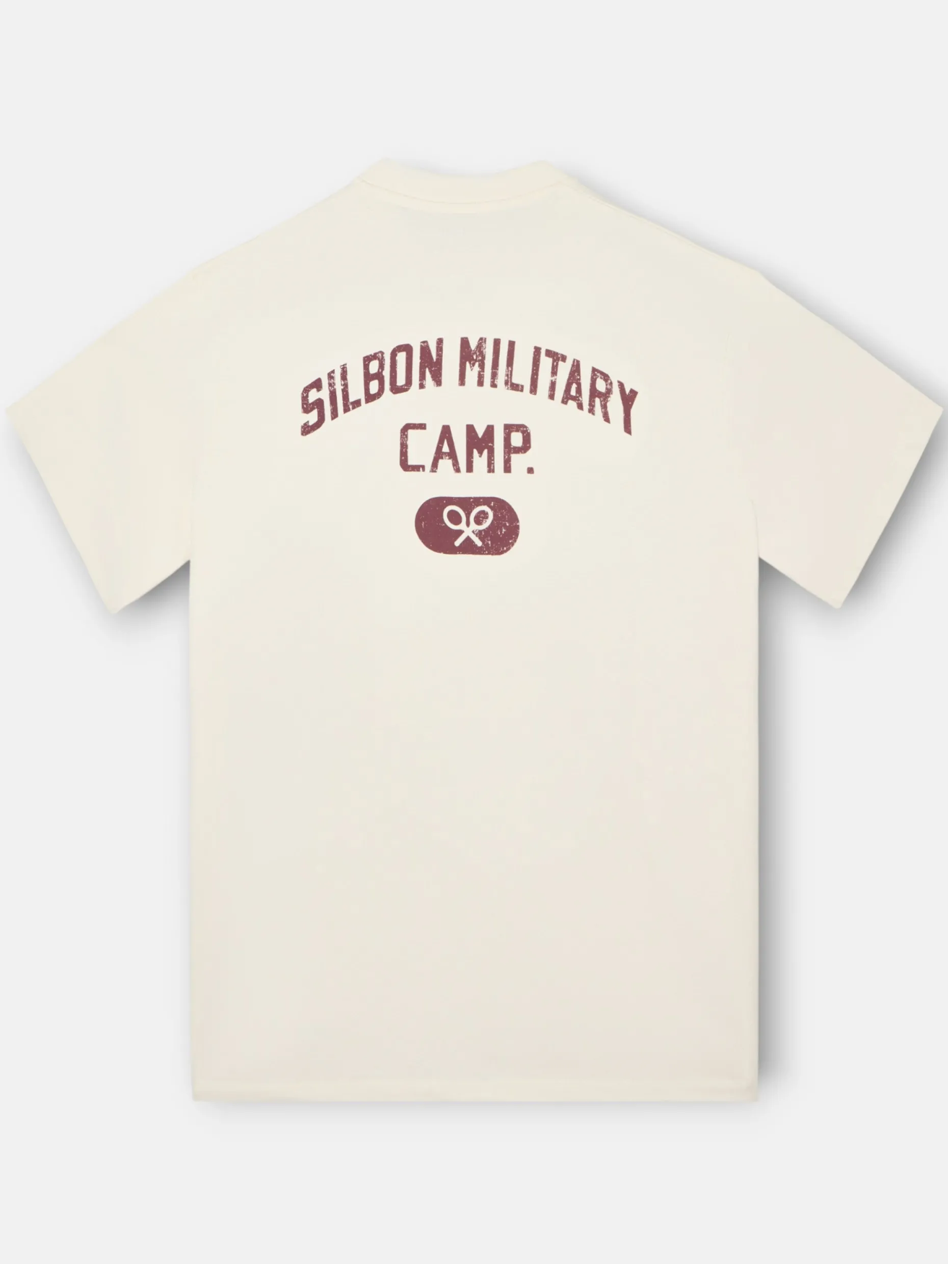 Camiseta special fit military camp crema