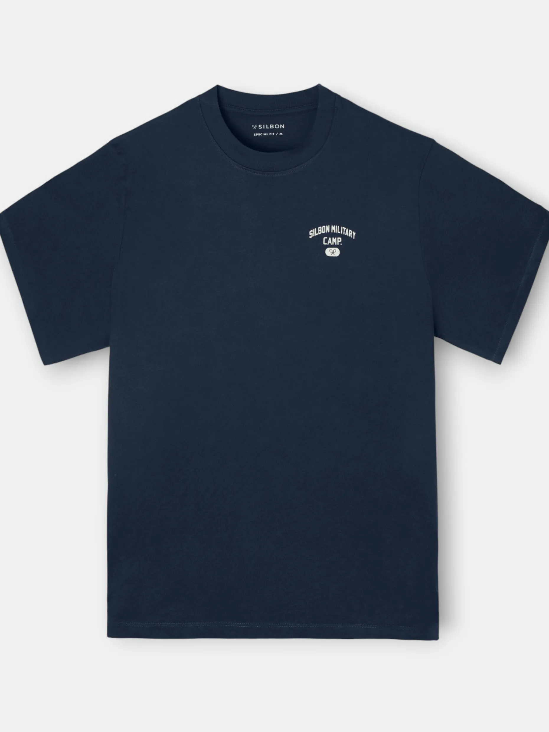 Camiseta special fit military camp azul marino