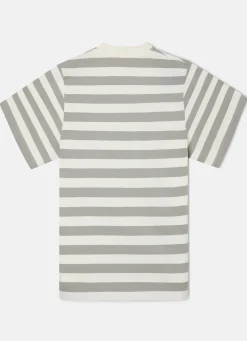 Camiseta special fit raya verde crema