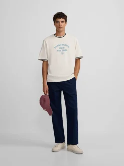 Camiseta special fit silbon sport crema