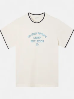 Camiseta special fit silbon sport crema