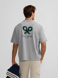 Camiseta special fit tennis society gris