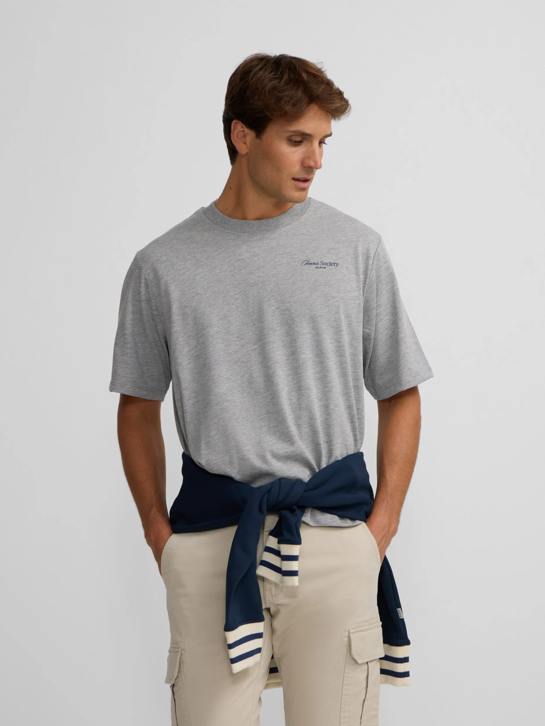 Camiseta special fit tennis society gris