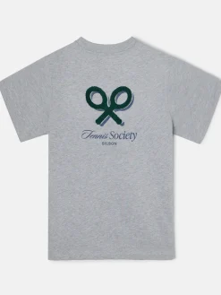 Camiseta special fit tennis society gris