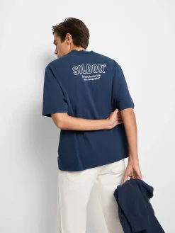 Camiseta special fit two rackets azul marino