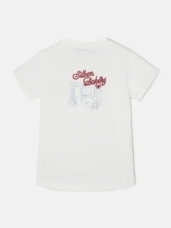 Camiseta woman bakery blanca