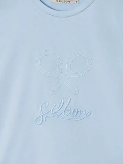 Camiseta woman clasica celeste