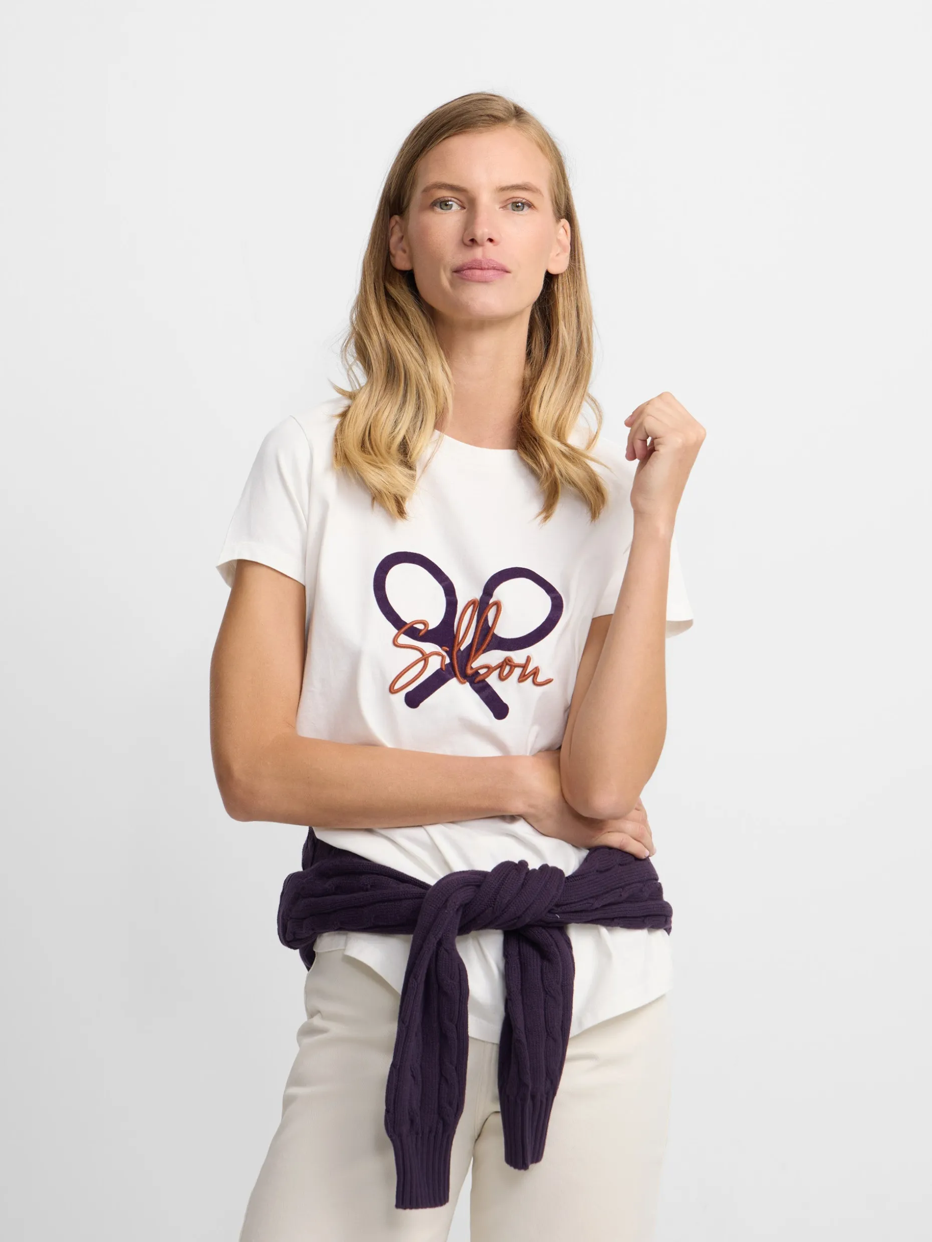 Camiseta woman clasica crudo