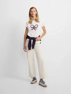 Camiseta woman clasica crudo
