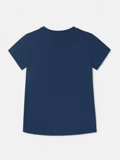 Camiseta woman clasica raqueta marino