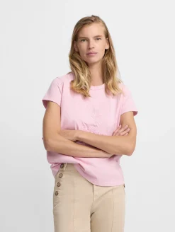 Camiseta woman clasica rosa claro