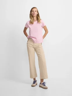Camiseta woman clasica rosa claro