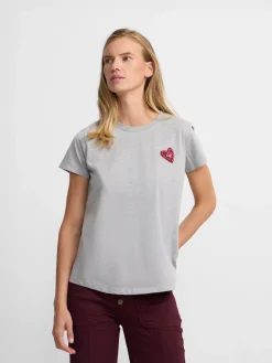 Camiseta woman love gris