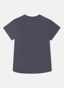 Camiseta woman nudo cuello negra