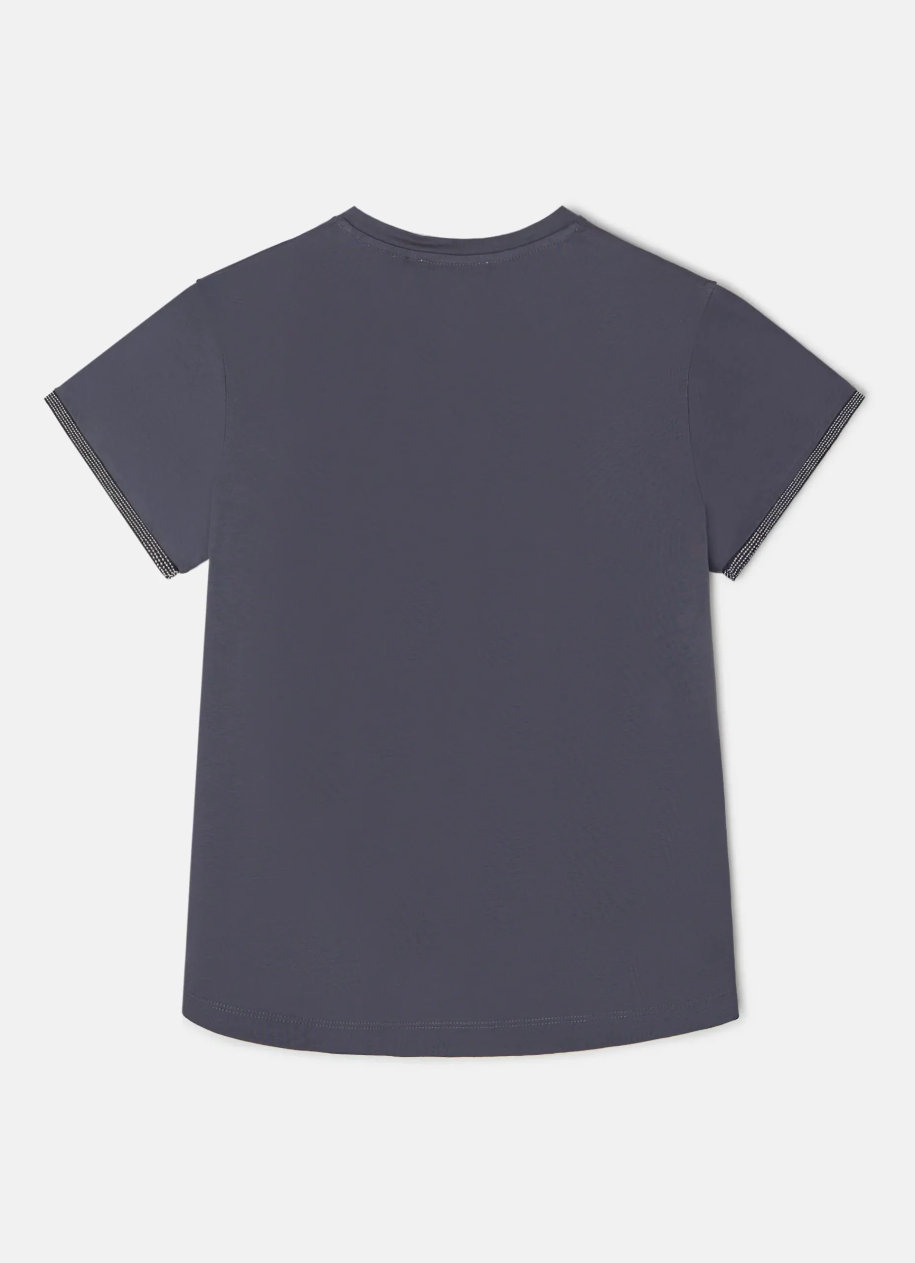 Camiseta woman nudo cuello negra