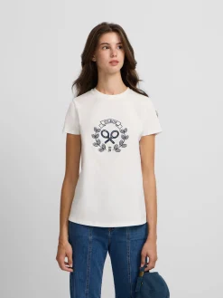Camiseta woman raqueta cuadros cruda
