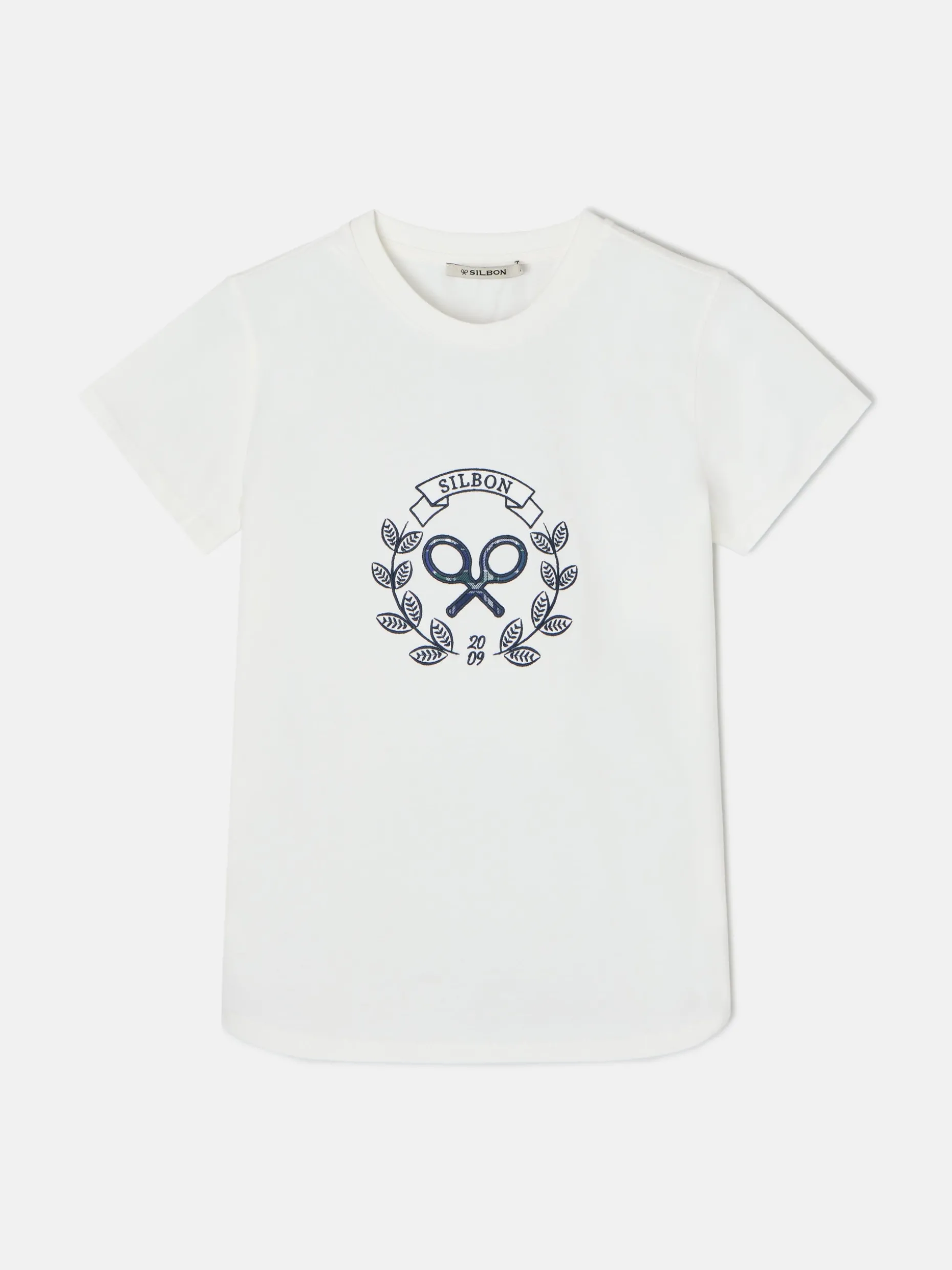 Camiseta woman raqueta cuadros cruda