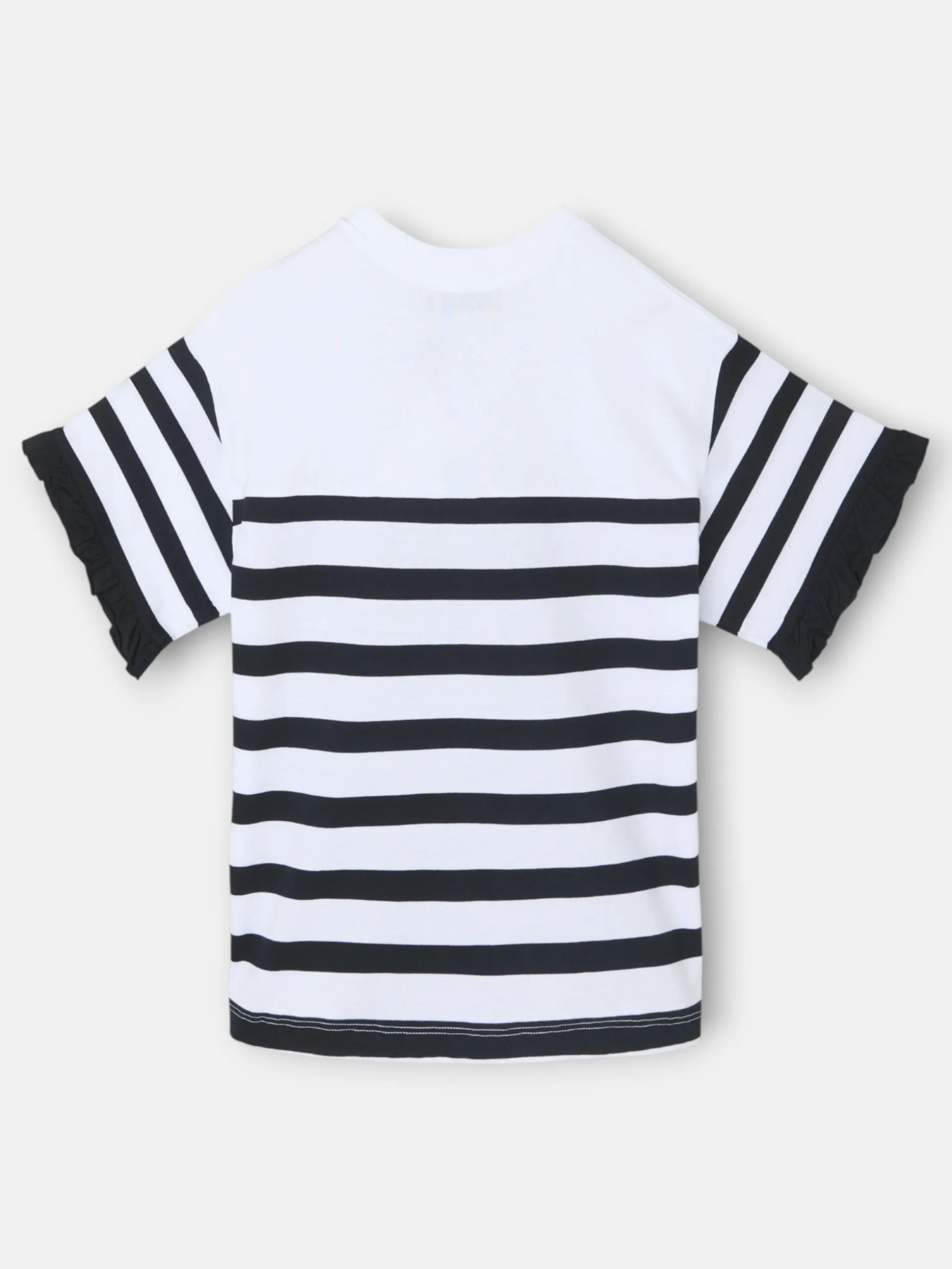 Camiseta woman rayas negra y blanca
