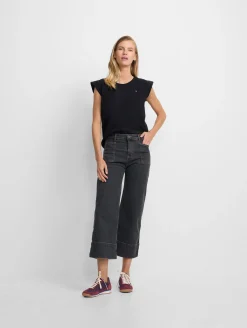 Camiseta woman sun negra