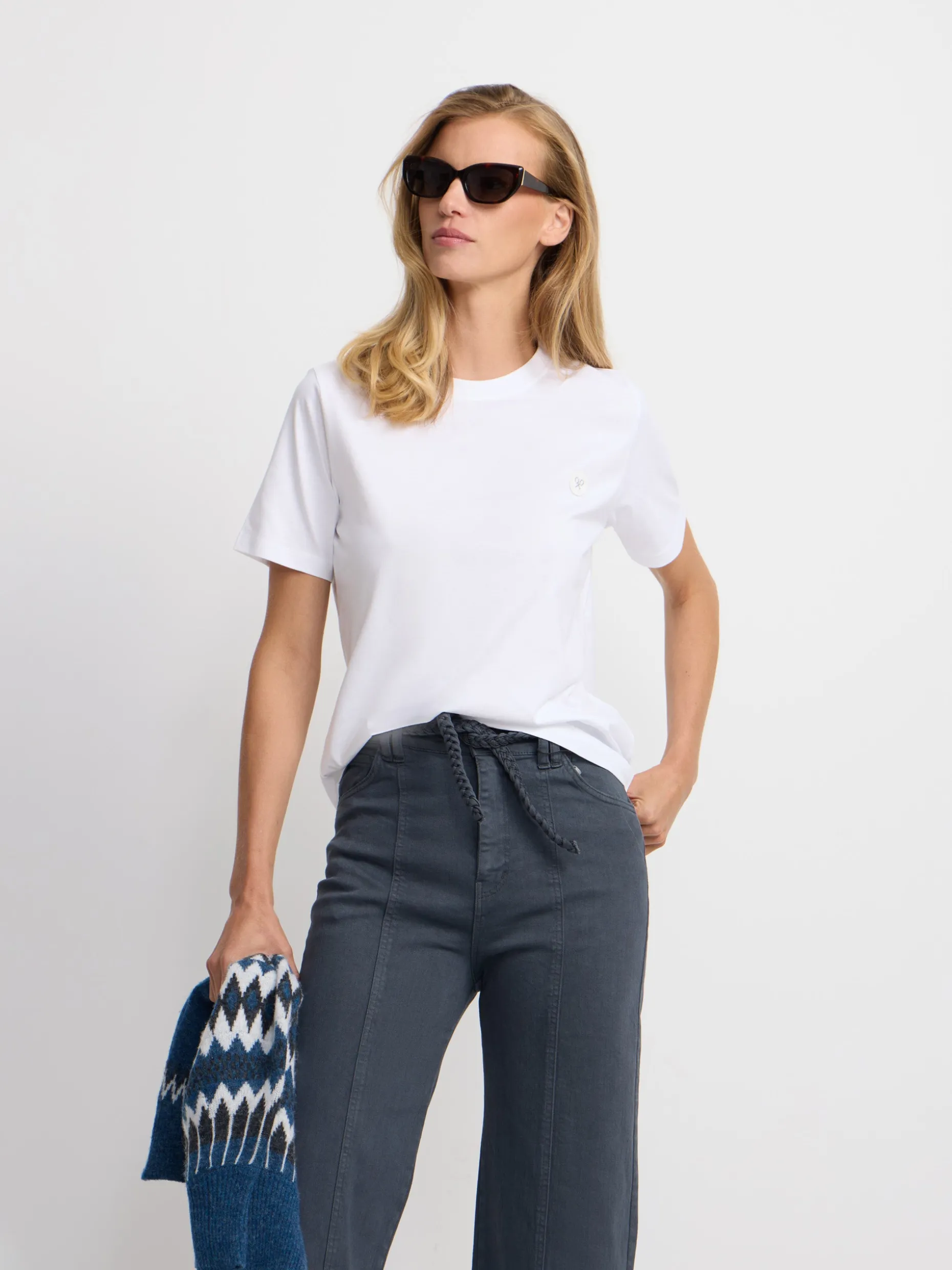 Camiseta woman sunny raqueta blanca