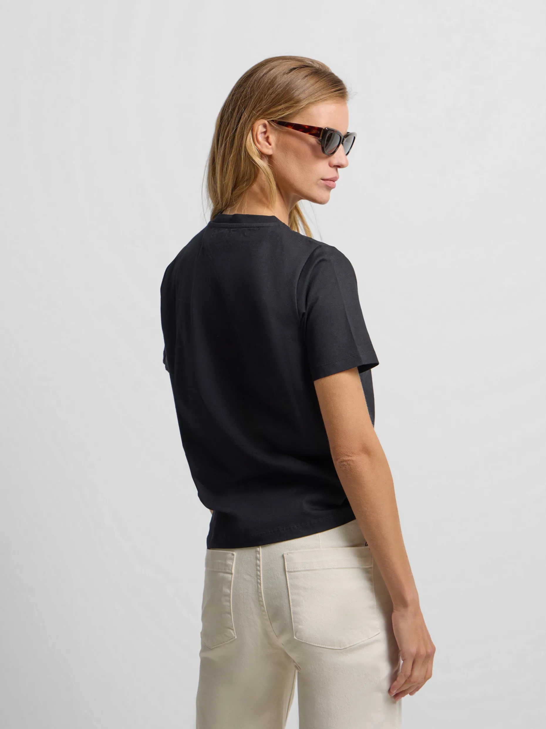 Camiseta woman sunny raqueta negra