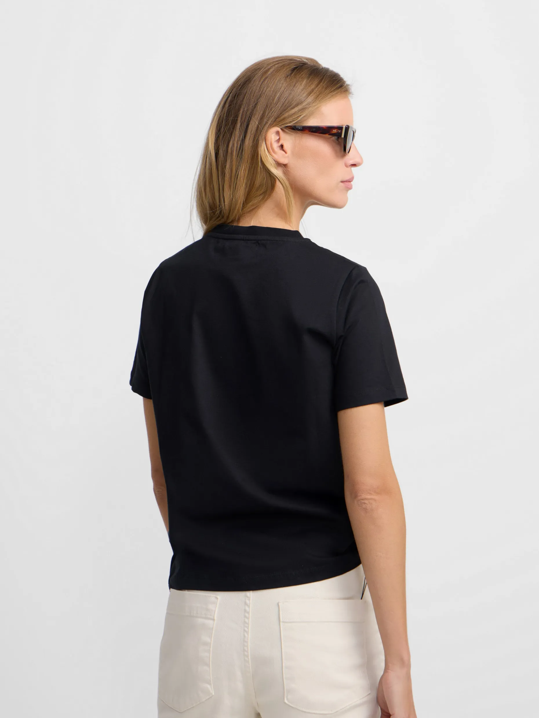 Camiseta woman sunny raqueta negra