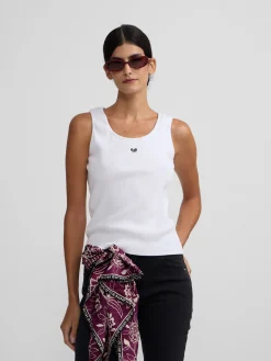Camiseta woman tank blanca
