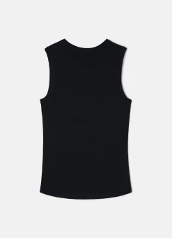 Camiseta woman tank top tachas negra