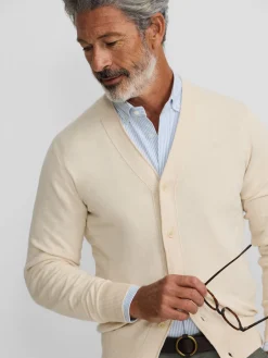 Cardigan classic beige