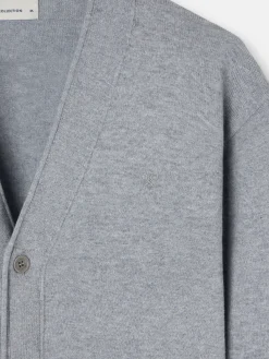 Cardigan classic gris