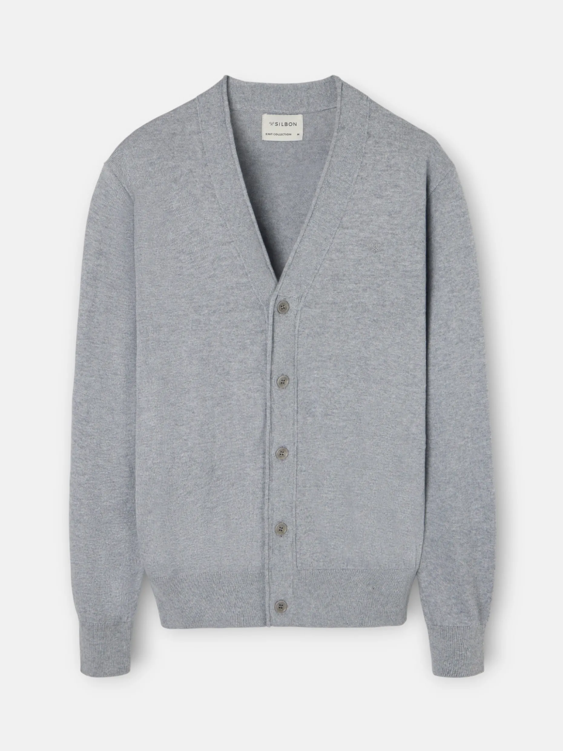 Cardigan classic gris
