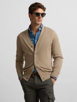 Cardigan classic marron