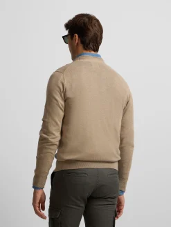 Cardigan classic marron