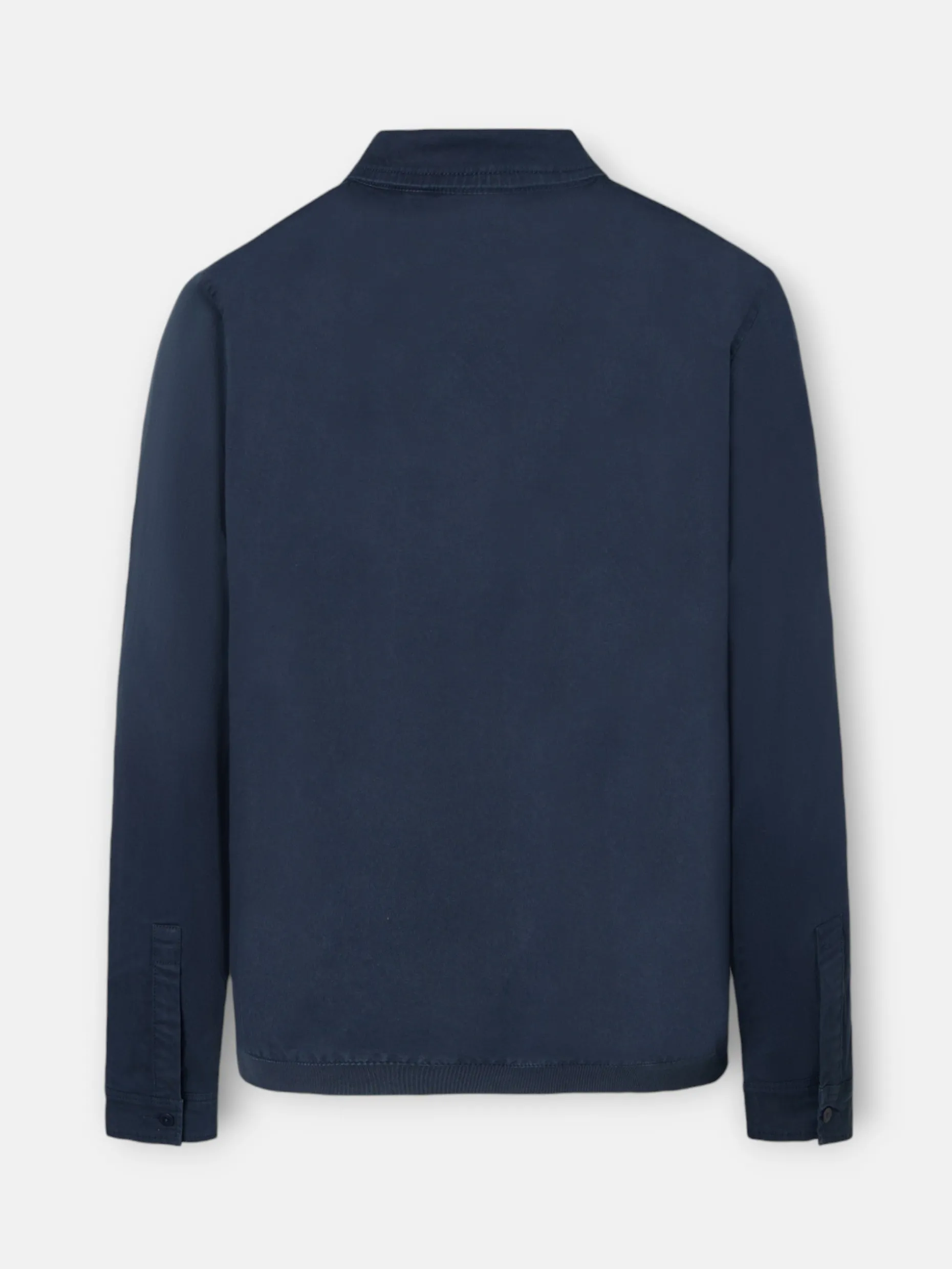 Cazadora garment dye azul marino