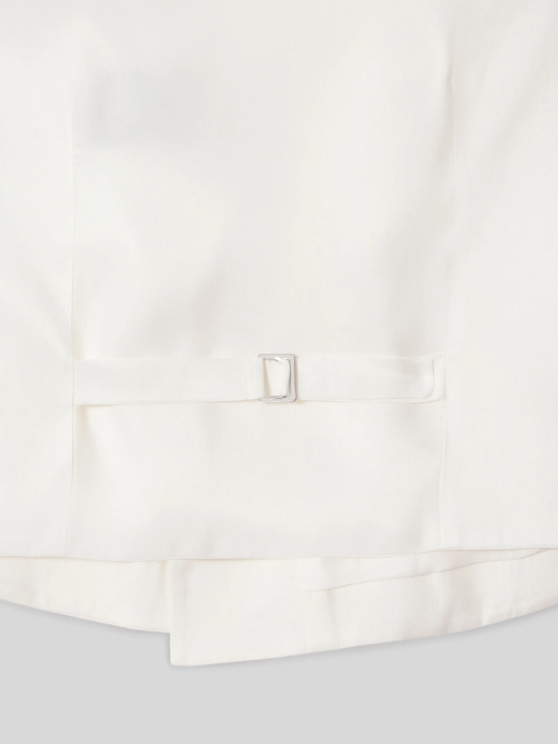 Chaleco chaque clasico blanco roto