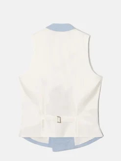 Chaleco chaque cuello clasico azafata