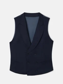 Chaleco chaque espiga azul marino