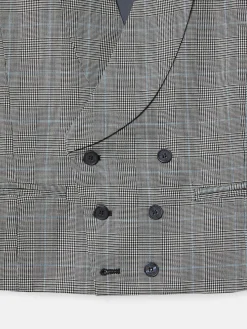 Chaleco chaque silbon principe de gales gris