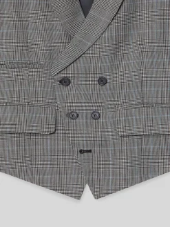 Chaleco chaque tailoring principe de gales gris